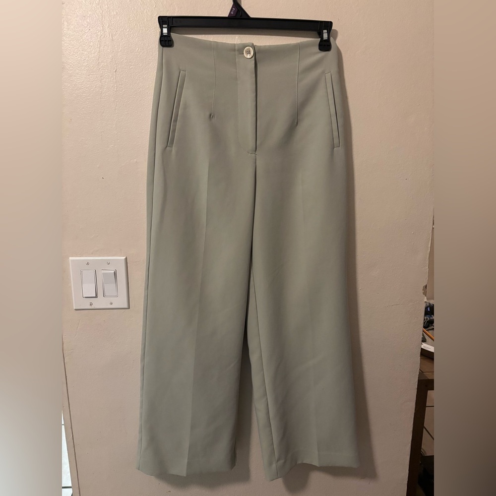Zara high waisted trousers